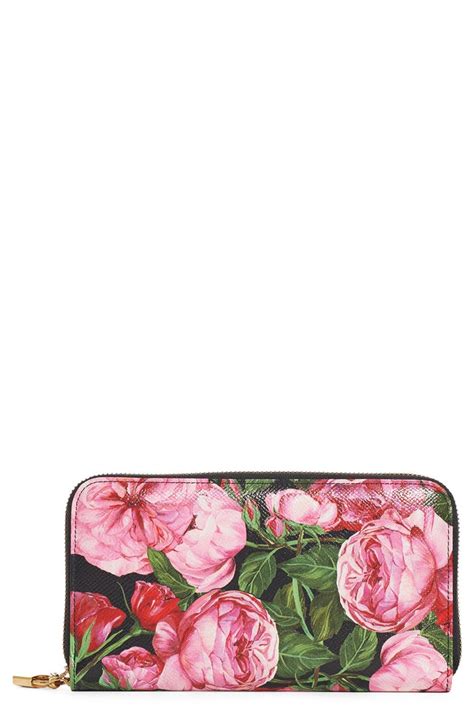 dolce gabbana rose wallet